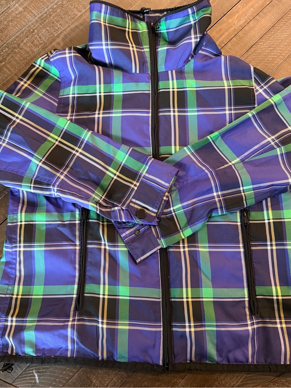 Ralph Lauren Blue & Green Plaid Jacket
